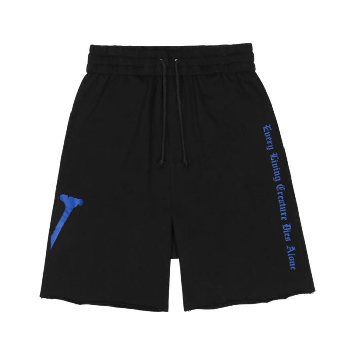 Vlone Every living Creature Dies Alone Shorts - Image 2