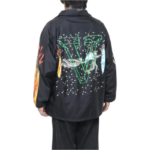 Black VLONE x Saint Mxxxxxx Skull Coach Jacket - Image 2