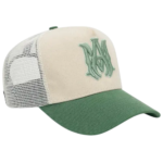 Amiri Two Tone MA Trucker Hat 'Natural Mineral Green' - Image 3