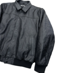 SP5DER DEBOSSED WEB STUDDED LEATHER JACKET - Image 8