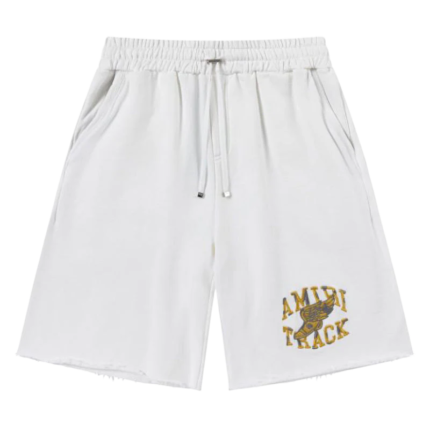 AMIRI logo-embellished cotton track Short