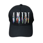 Amiri Black Paint Drip Core Logo Trucker Cap - Image 5