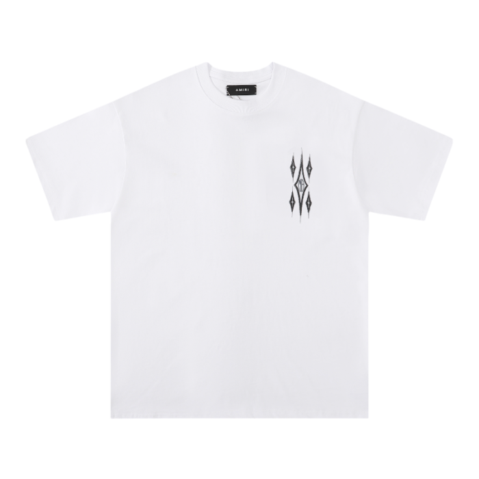 Amiri Argyle Printed Crewneck T-Shirt - Image 9