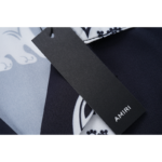 Amiri Rabbit Print Silk Bowling Shirt - Image 7