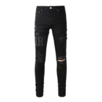 Amiri Men’s Distressed Skinny black Jean - Image 3