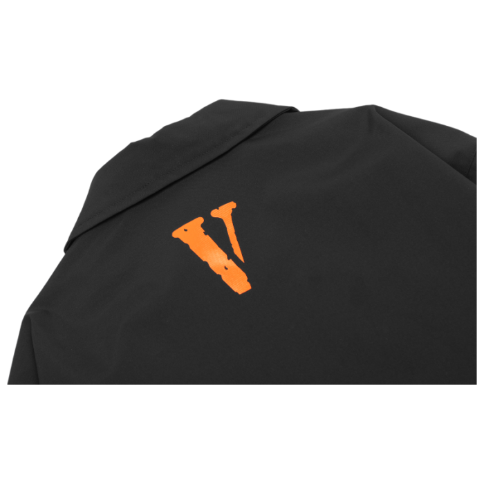 VLONE Jackets Unisex Black Orange - Image 9