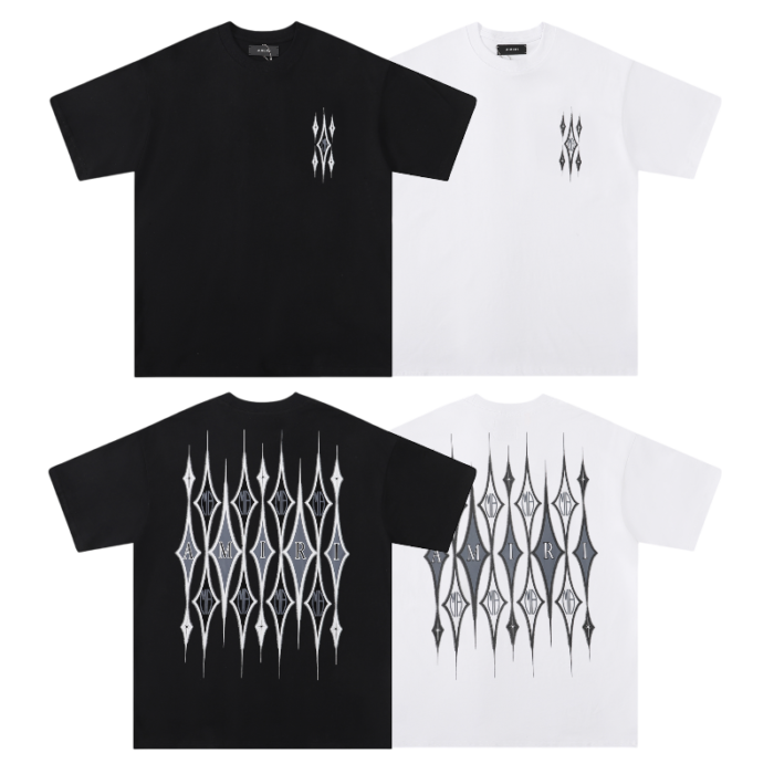 Amiri Argyle Printed Crewneck T-Shirt - Image 14