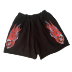 VLONE Skully Red Flame Short