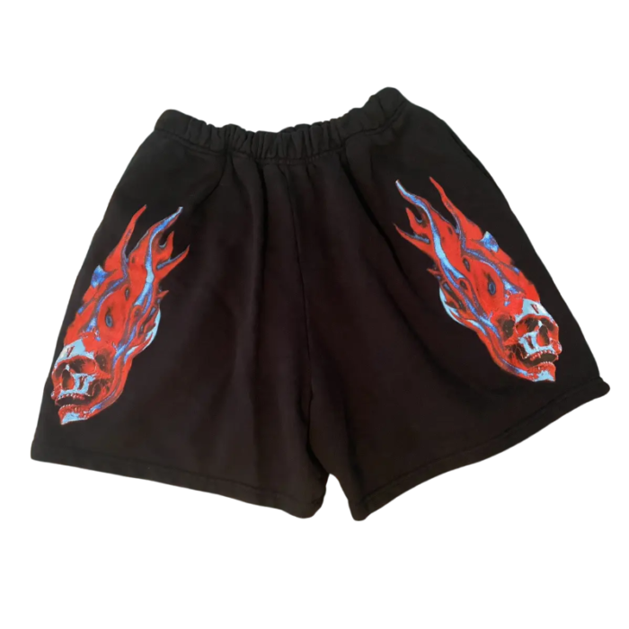 VLONE Skully Red Flame Short - Image 1