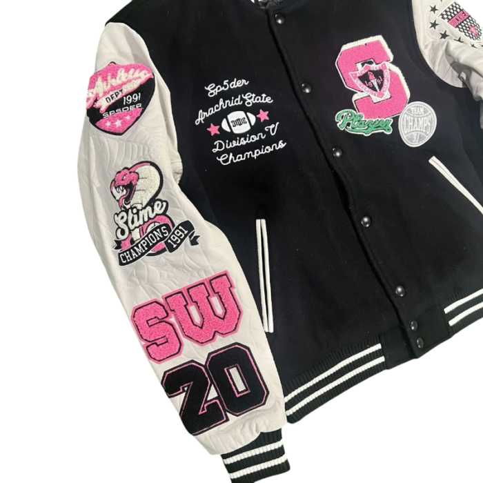SP5DER Division 5 Varsity Jacket - Image 5