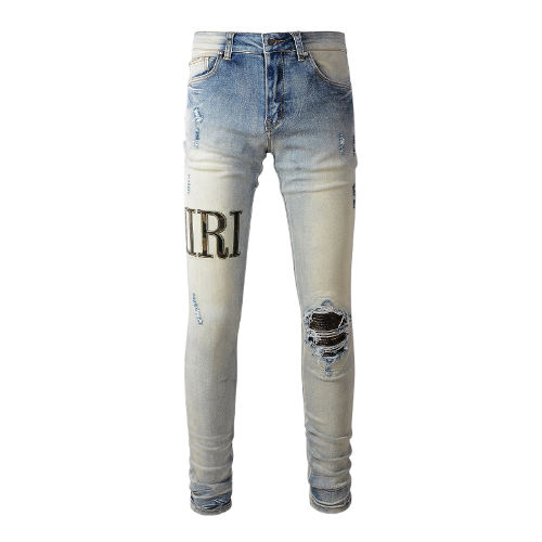 4536cb30-Photoroom AMIRI Logo Distressed Skinny Jeans - Image 1