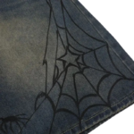 Sp5der Print Denim Short - Image 5