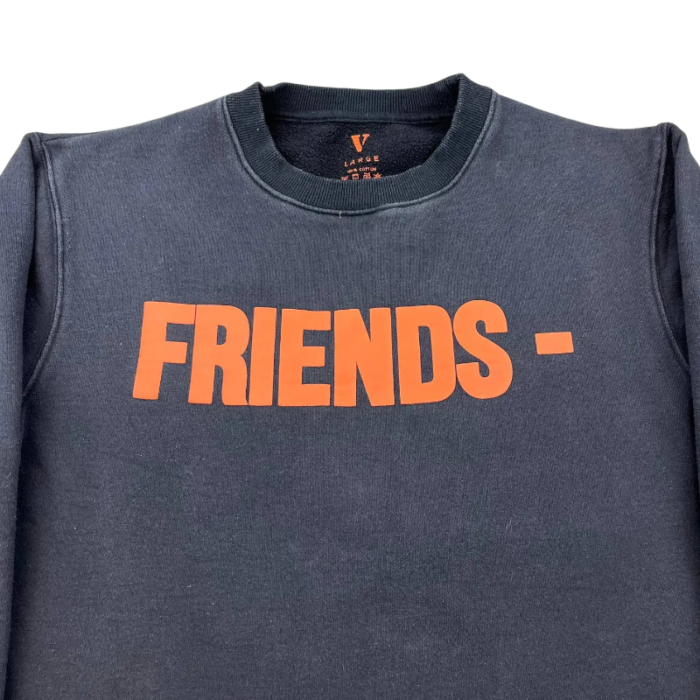 VLONE Friends Sweatshirt Black Orange - Image 5