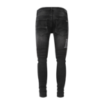 Amiri Distressed Embroidered Logo Jean - Image 2