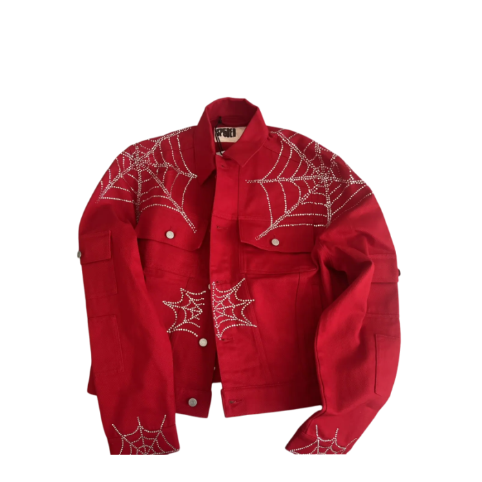 Sp5der Denim Jacket - Image 7