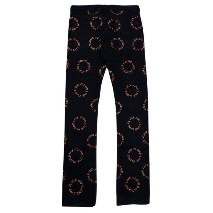 Vlone Rhinestone Denim Pant - Image 12