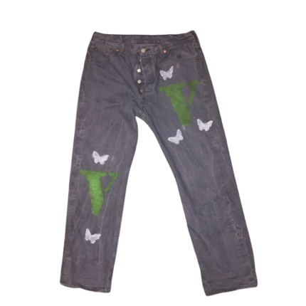 vlone About Dreams Butterfly Denim