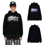 AMIRI Pegasus Script Black Hoodie - Image 8