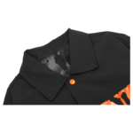VLONE Jackets Unisex Black Orange - Image 7