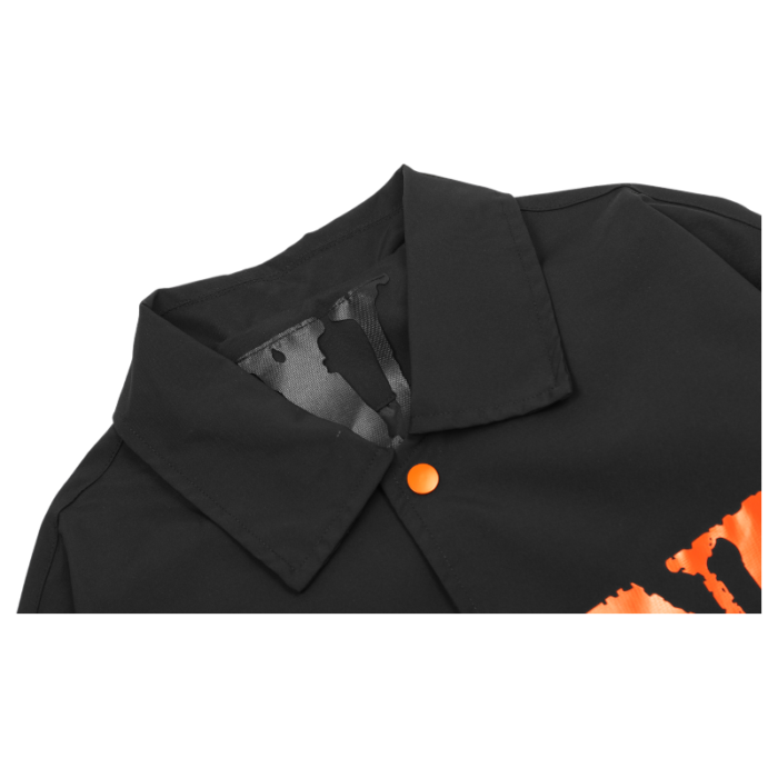 VLONE Jackets Unisex Black Orange - Image 7
