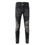 Amiri Painted Stretch Denim Jeans - Image 15