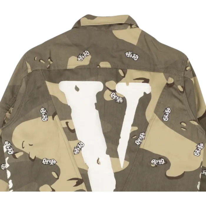 Desert Camo Vlone Friends Denim Jacket - Image 5