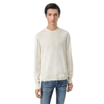 LONG SLEEVE CREW-ALABASTER - Image 3