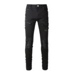 AMIRI MX1 leather patch jean