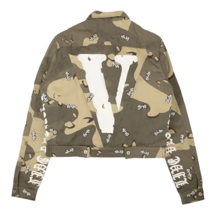Desert Camo Vlone Friends Denim Jacket - Image 2