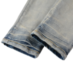 AMIRI Logo Distressed Skinny Jeans - Image 13