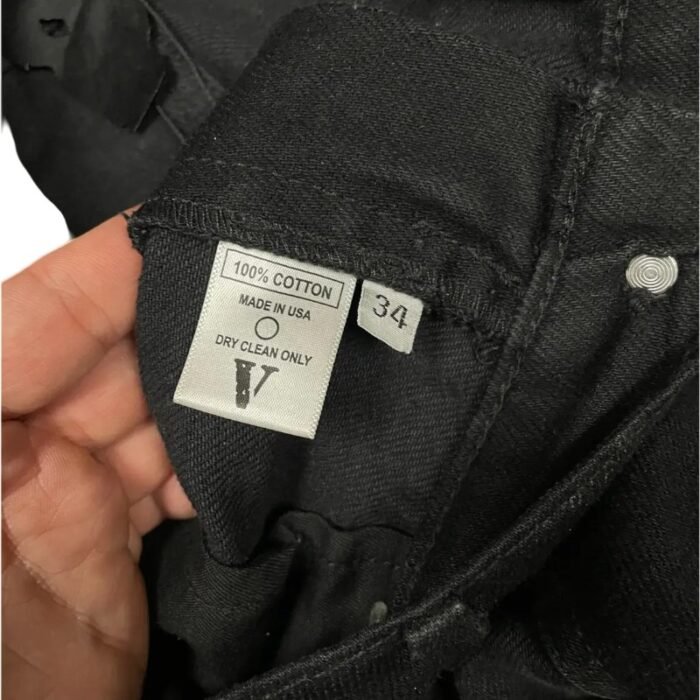 Vlone Rhinestone Denim Pant - Image 13