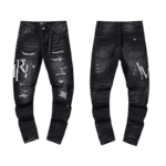 Amiri Logo Printed Slim Jeans - Image 15