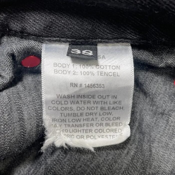 Vlone Endless Embroidered Red Stitched Jean - Image 3