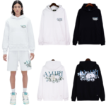 AMIRI logo-print cotton hoodie - Image 9