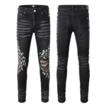 Amiri Painted Stretch Denim Jeans - Image 18