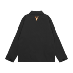 VLONE Jackets Unisex Black Orange - Image 2