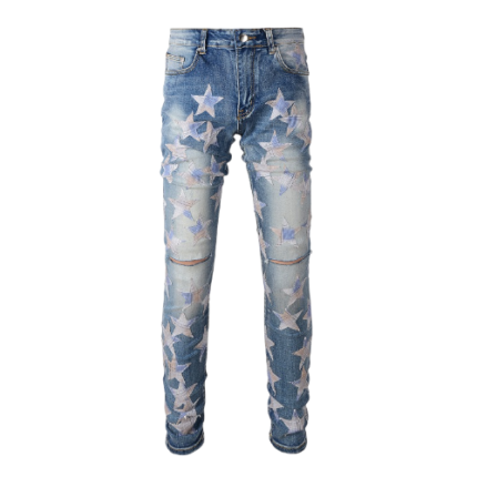 AMIRI Chemist Denim Stars Skinny Jean