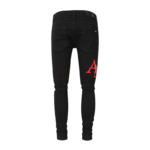 AMIRI Staggered-logo-embroidered jean - Image 3