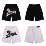Amiri Logo Flocked Drawstring Short - Image 13