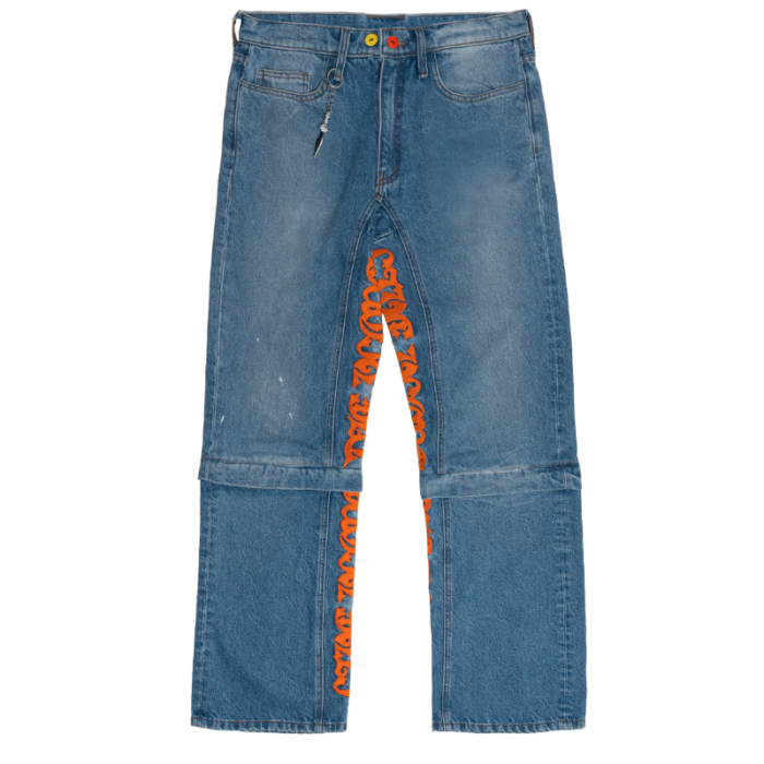 THE INFAMOUS LVDV SKATER JEANS with “DAGGER” KEYCHAIN - Image 1