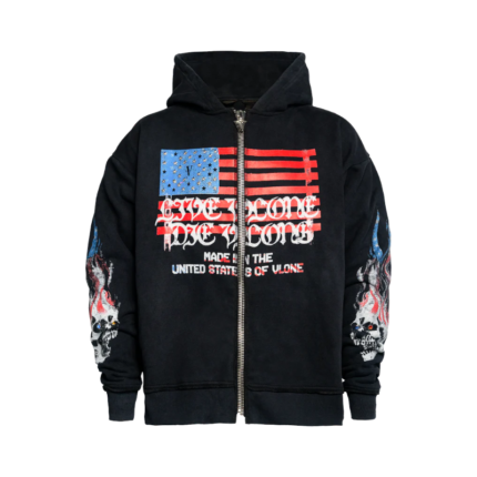 VLONE FLAG Zip Up Hoodie