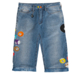 8 BVLL SKATER SHORTS with “V” BALL KEYCHAIN