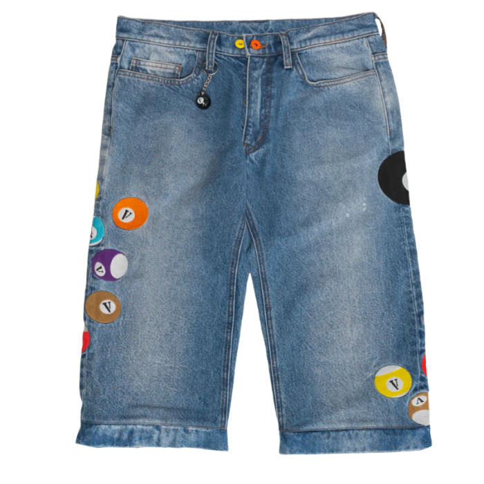 8 BVLL SKATER SHORTS with “V” BALL KEYCHAIN - Image 1