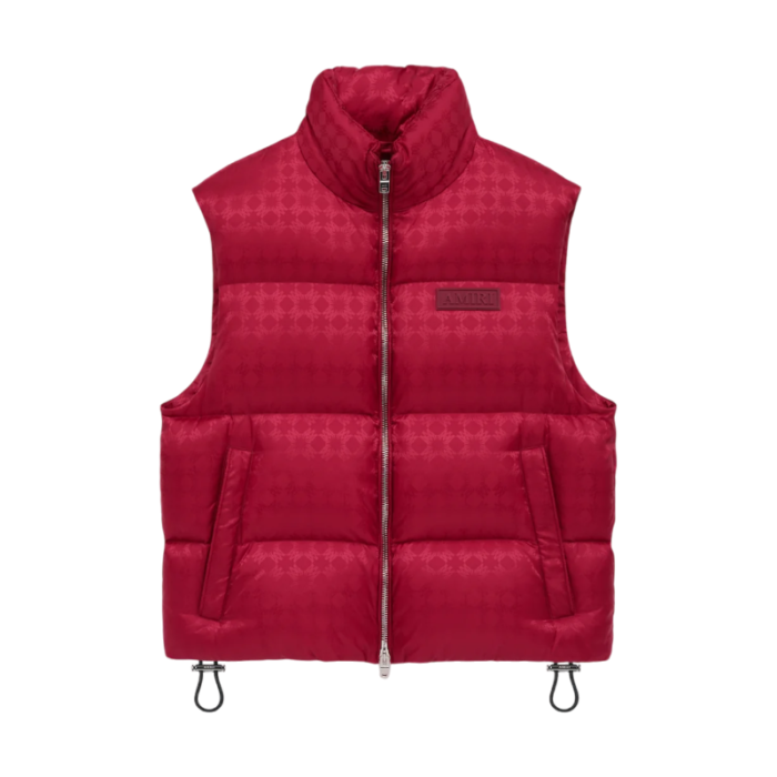 MA QUAD JACQUARD DOWN GILET - Image 4