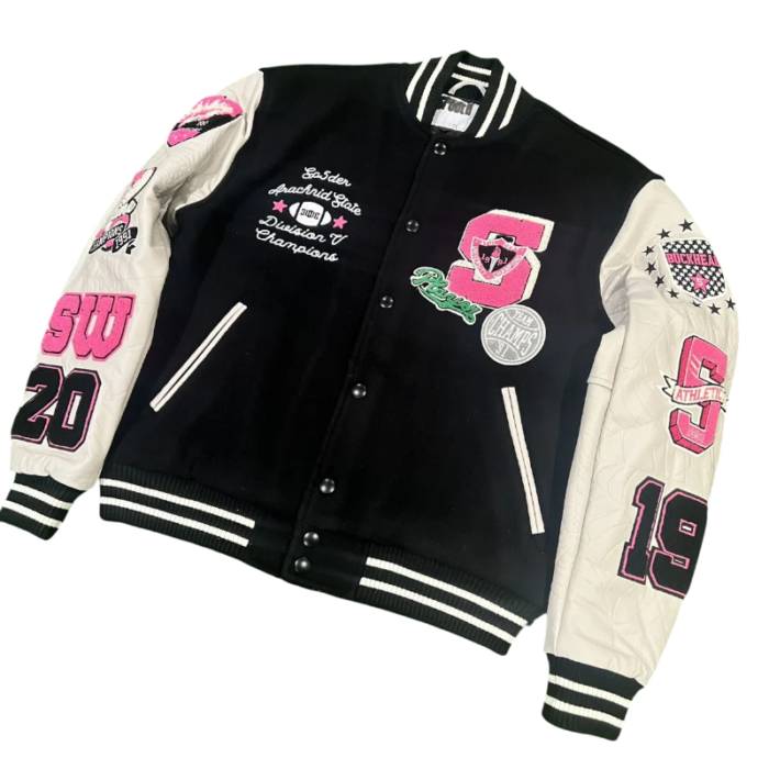 SP5DER Division 5 Varsity Jacket - Image 4