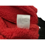 BlackRed Vlone Zip-Up Leather Bomber Jacket - Image 10