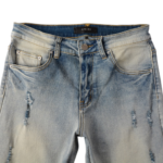 AMIRI Logo Distressed Skinny Jeans - Image 6