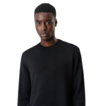 AMIRI LONG SLEEVE CREW-BLACK - Image 6
