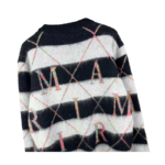 AMIRI Black & White Argyle Sweater - Image 4