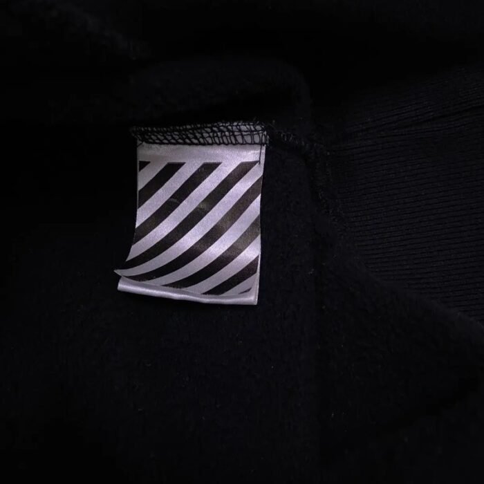 Off-White x Vlone Black Crewneck - Image 6